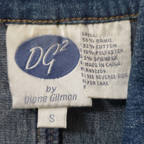 DIANE Gilman DG2 monogram patch Jean jacket - Picture 4 of 6